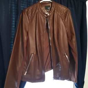 Leather jacket